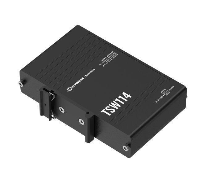 Teltonika TSW114 Gigabit DIN Rail Ethernet Switch,Easy Mounting, 5x Gigabit Ethernet Ports with s... - Image 3