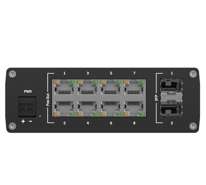 Teltonika TSW200 Industrial PoE+ Ethernet Switch, 2x SFP Ports, 8x PoE+ Ports with speeds up to 1... - Image 4