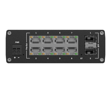 Teltonika TSW202 Managed PoE+ Ethernet Switch, Supports Profinet, 2 SFP Ports, 8 Gigabit Ethernet... - Image 4