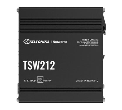 Teltonika TSW212 Managed Ethernet Switch, L2 with additional L3 Features, Supports Profinet, 8 x... - Image 2