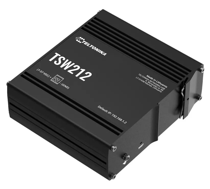 Teltonika TSW212 Managed Ethernet Switch, L2 with additional L3 Features, Supports Profinet, 8 x... - Image 2