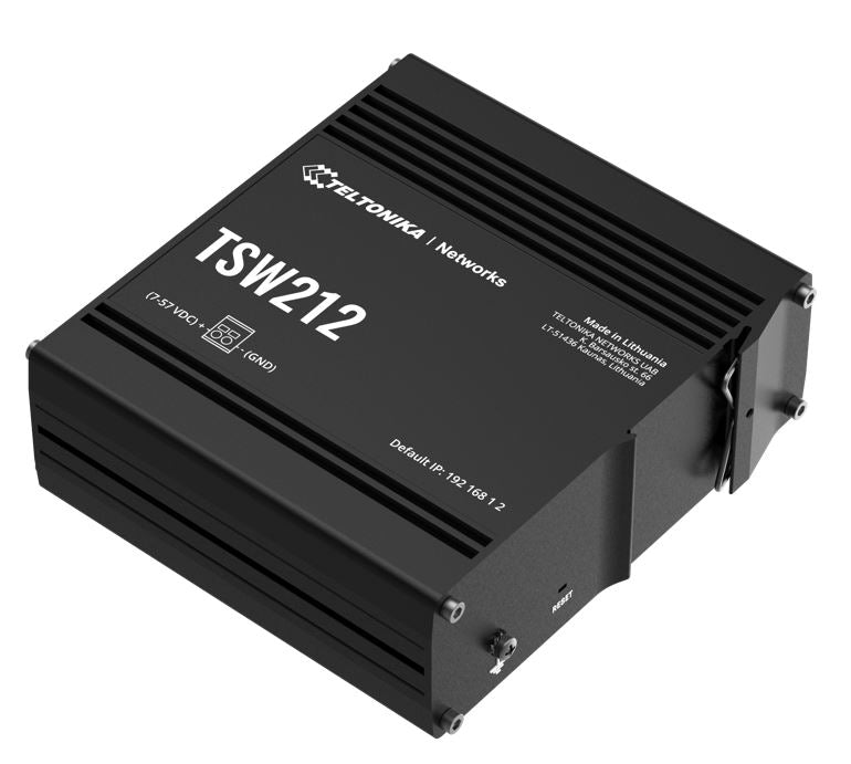 Teltonika TSW212 Managed Ethernet Switch, L2 with additional L3 Features, Supports Profinet, 8 x... - Image 3