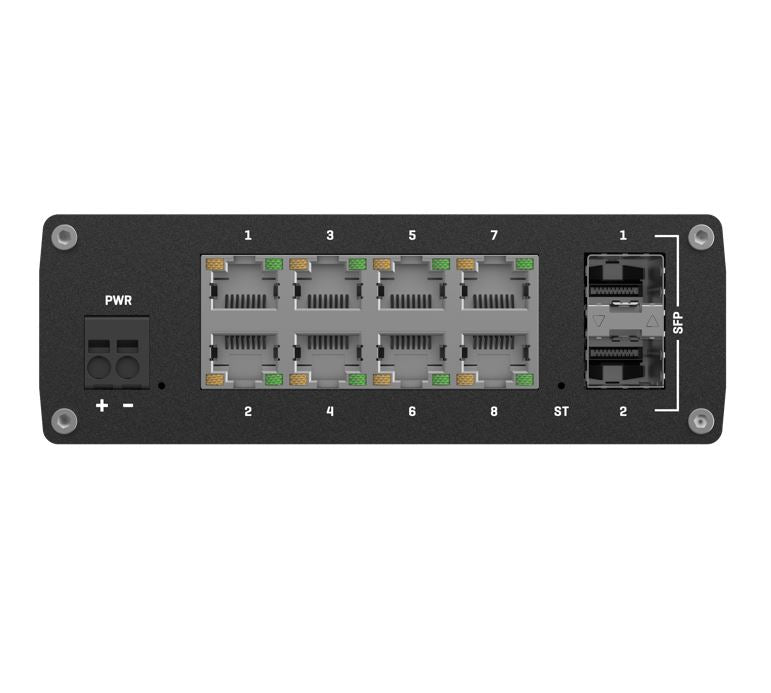 Teltonika TSW212 Managed Ethernet Switch, L2 with additional L3 Features, Supports Profinet, 8 x... - Image 4