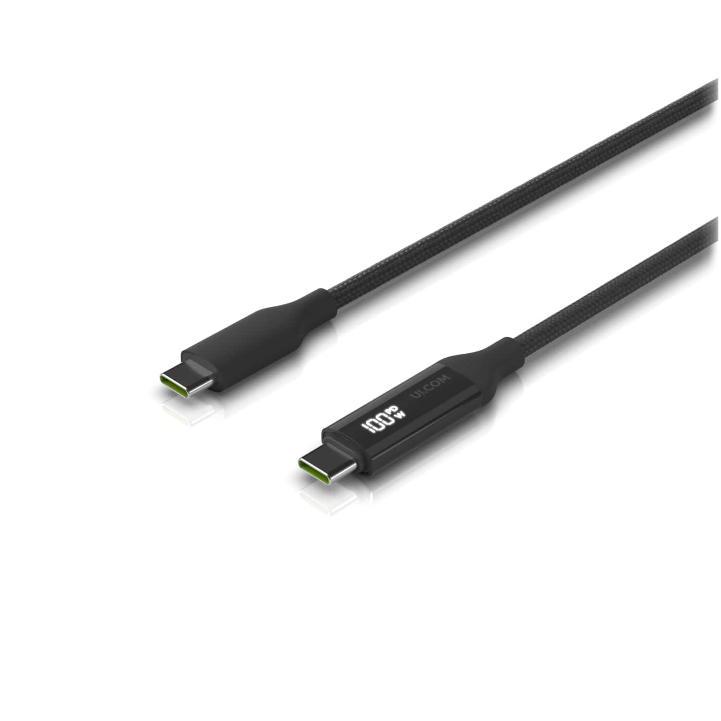 Ubiquiti USB-C Cable with Charge Display,Length 2M, Black, Braided Power  Data Cable With A Doubl... - Image 3