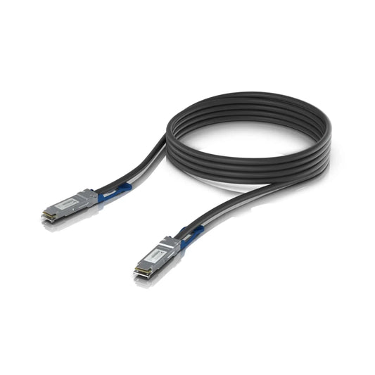 Ubiquiti 100G Direct Attach Cable, Cable length 3m, Single Pack, QSFP28 Direct Attach Cable With...