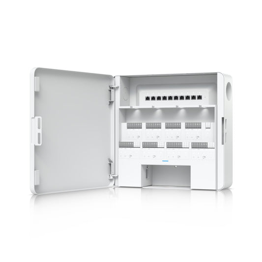 Ubiquiti Enterprise Access Hub, With Entry And Exit Control to Eight Doors, Battery Backup Suppor...