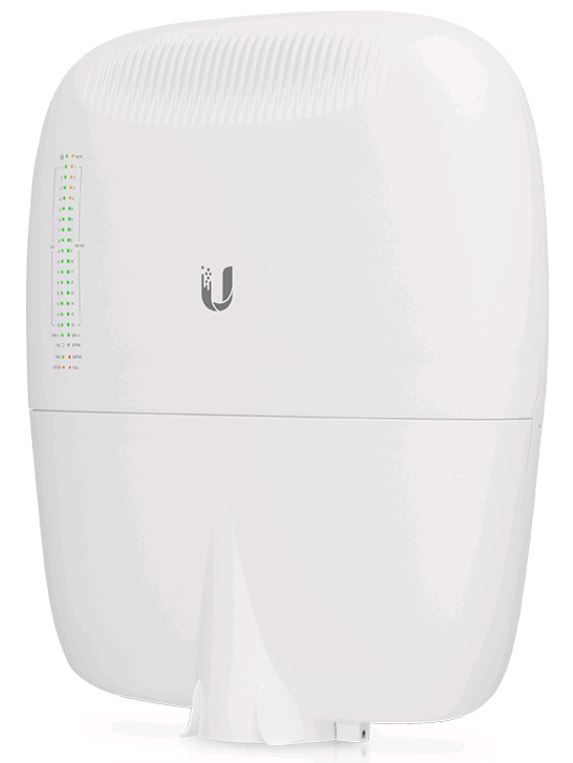 Ubiquiti EdgePoint 16 Port PoE Outdoor WISP Switch - 4x 54v/24v PoE Ports, 12x 802.3af 48v PoE Po...