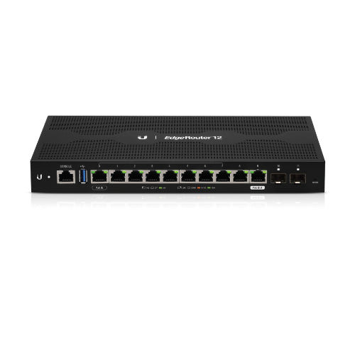 Ubiquiti EdgeRouter 12 - 10-Port Gigabit Router, 2 SFP Ports- 24v Passive PoE In and Out (Limited... - Image 2