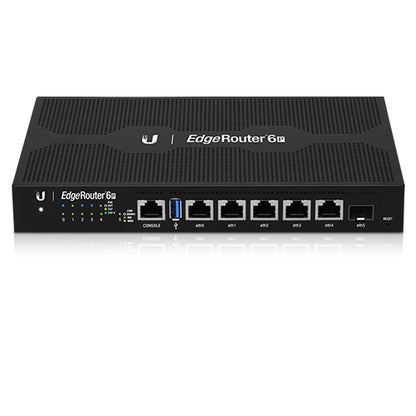 Ubiquiti EdgeRouter 6 - 5-Port Gigabit Router, 1 SFP Ports- 24v Passive PoE Out (All Ports) - 1GH...