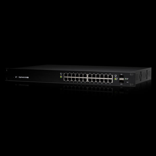 Ubiquiti EdgeSwitch 24,  24-Port Managed PoE+ Gigabit Switch, 2 SFP, 250W Total Power, Support Po... - Image 2