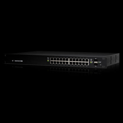 Ubiquiti EdgeSwitch 24,  24-Port Managed PoE+ Gigabit Switch, 2 SFP, 250W Total Power, Support Po... - Image 2