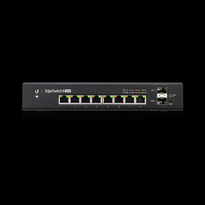Ubiquiti EdgeSwitch 8, 8-Port Managed PoE+ Gigabit Switch, 2 SFP, 150W, Supports PoE+ and 24v Pas... - Image 2