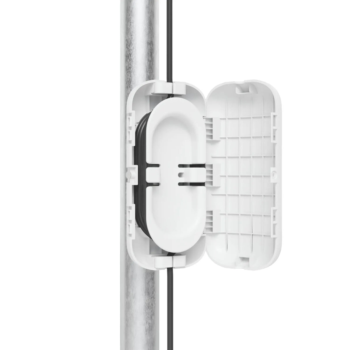 Ubiquiti Fiber Strain Relief Kit, UV-resistant, Pole or Wall-mountable, Detachable Reel, Wind Res... - Image 2
