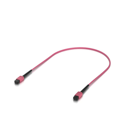 Ubiquiti Indoor OM4 Multi-mode Fiber Patch Cable, 0.5M, Single-pack, With MPO-12 Type B UPC Conne...
