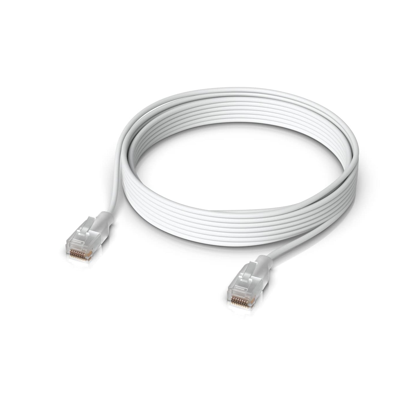 Ubiquiti UniFi Etherlighting Patch Cable, Length 8M, White, Nano-thin patch cable with 10 GbE sup...