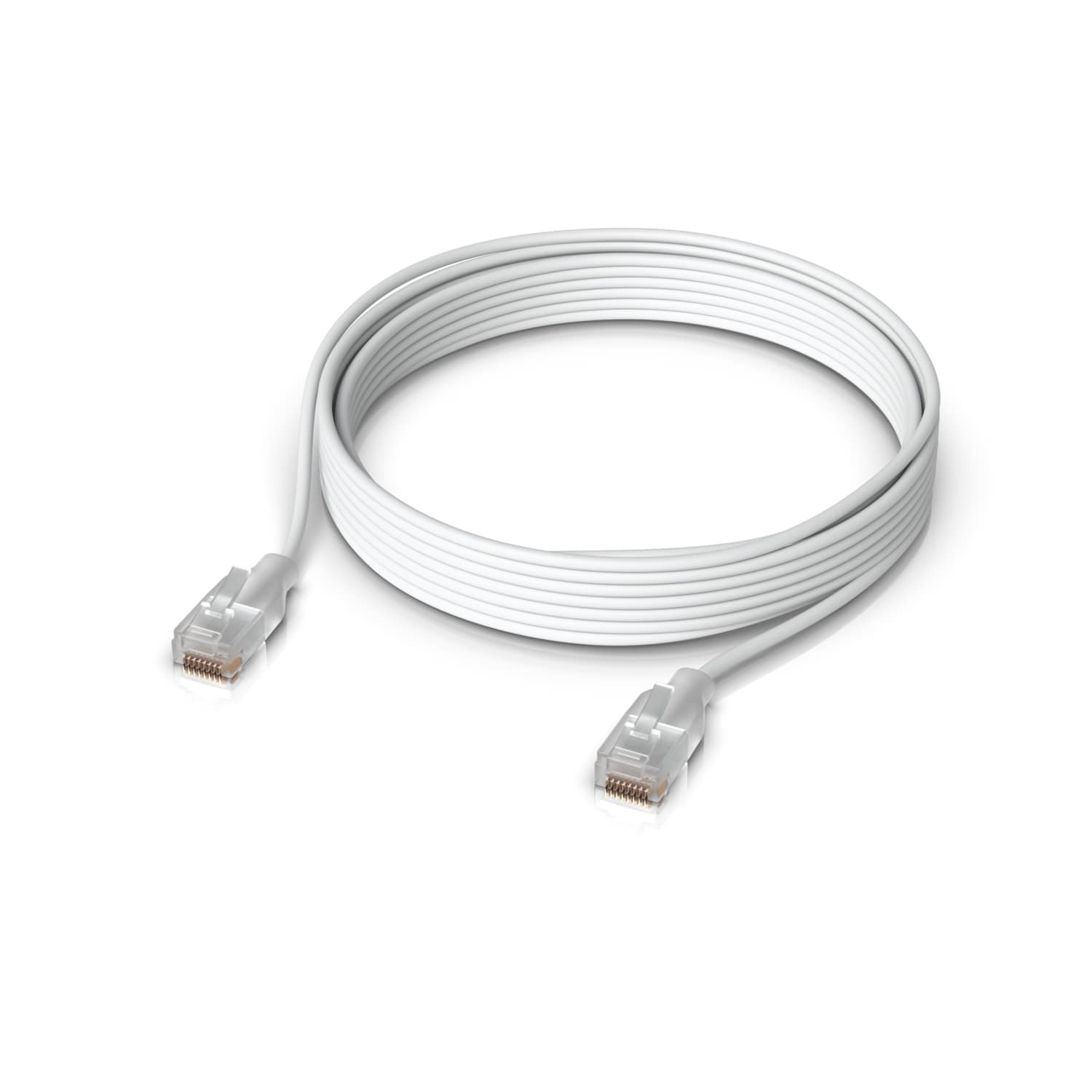 Ubiquiti UniFi Etherlighting Patch Cable, Length 8M, White, Nano-thin patch cable with 10 GbE sup...