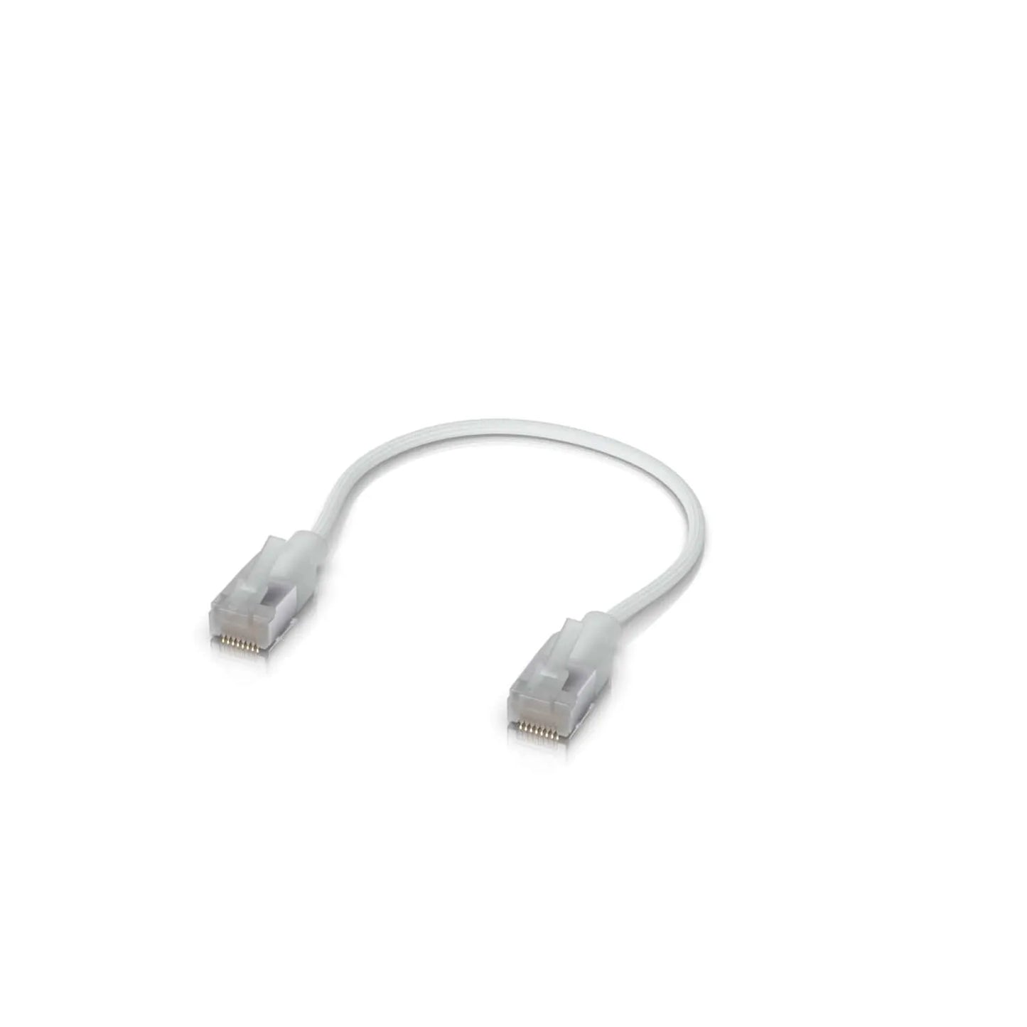 Ubiquiti UniFi Premium Patch Cable,0.15M, Single-Pack, White, Ultra-Thin Braided Patch Cable, Des...