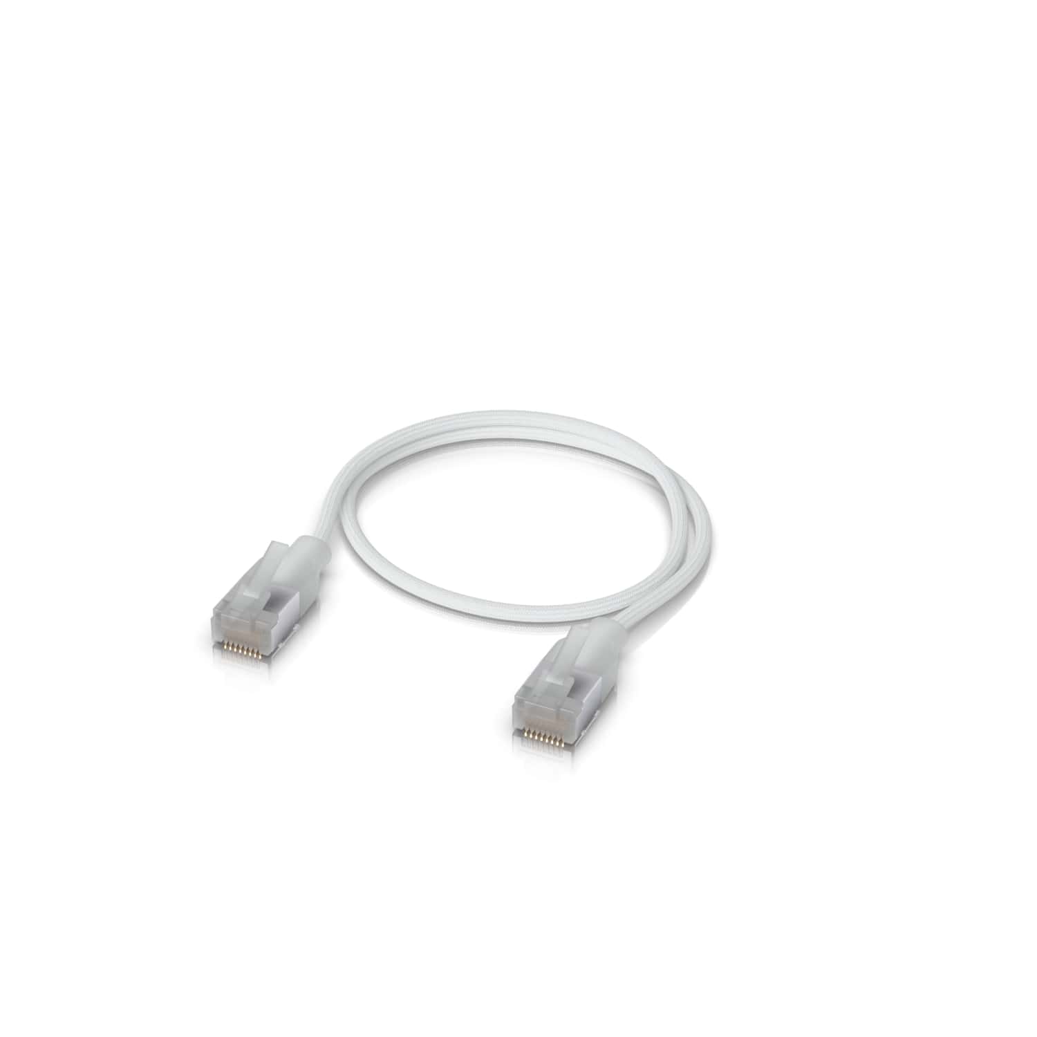 Ubiquiti UniFi Premium Patch Cable,0.3M, White, Ultra-Thin Braided Patch Cable, Designed Optimize...