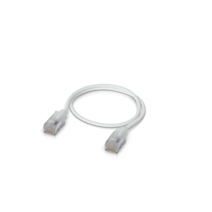 Ubiquiti UniFi Premium Patch Cable,0.3M, White, Ultra-Thin Braided Patch Cable, Designed Optimize...