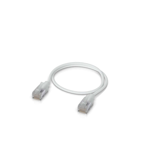 Ubiquiti UniFi Premium Patch Cable,0.3M, White, Ultra-Thin Braided Patch Cable, Designed Optimize...