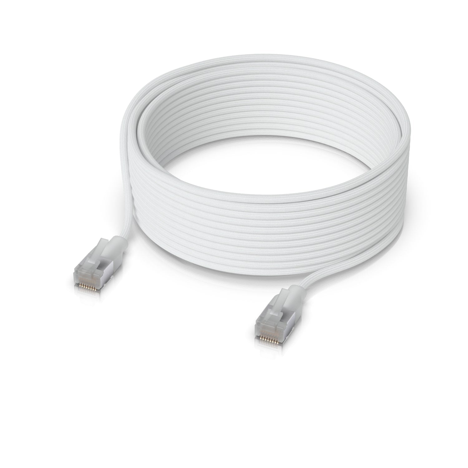 Ubiquiti UniFi Premium Patch Cable, 15M, White, Ultra-thin Braided Patch Cable, Designed And Opti...