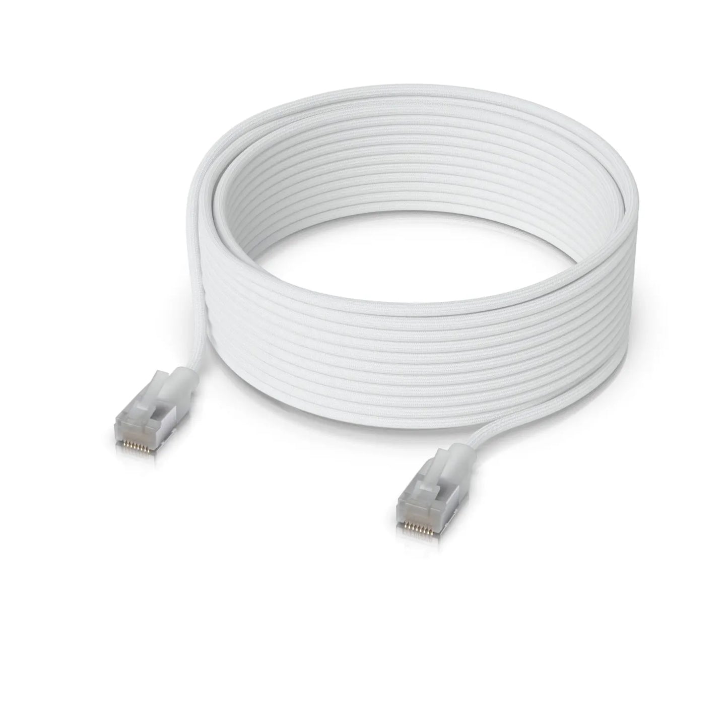 Ubiquiti UniFi Premium Patch Cable, 15M, White, Ultra-thin Braided Patch Cable, Designed And Opti...