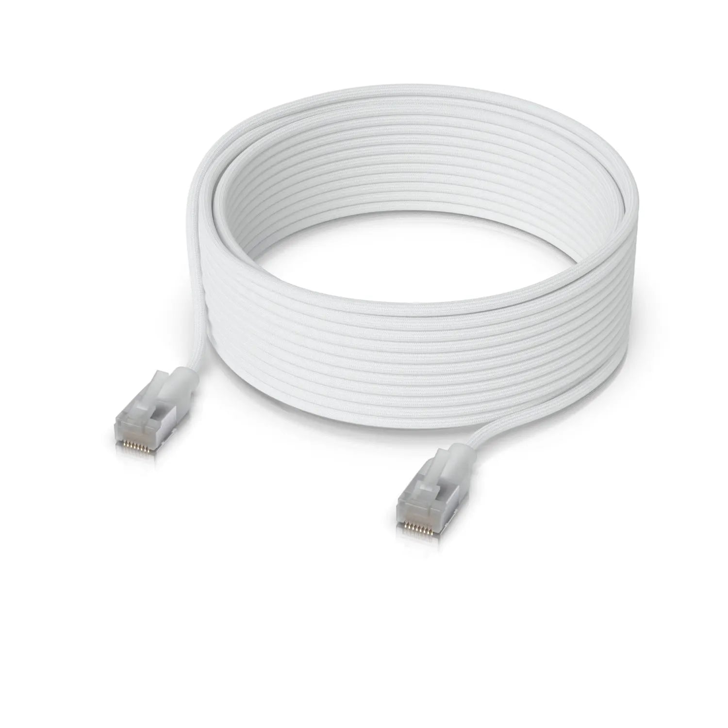 Ubiquiti UniFi Premium Patch Cable, 15M, White, Ultra-thin Braided Patch Cable, Designed And Opti...