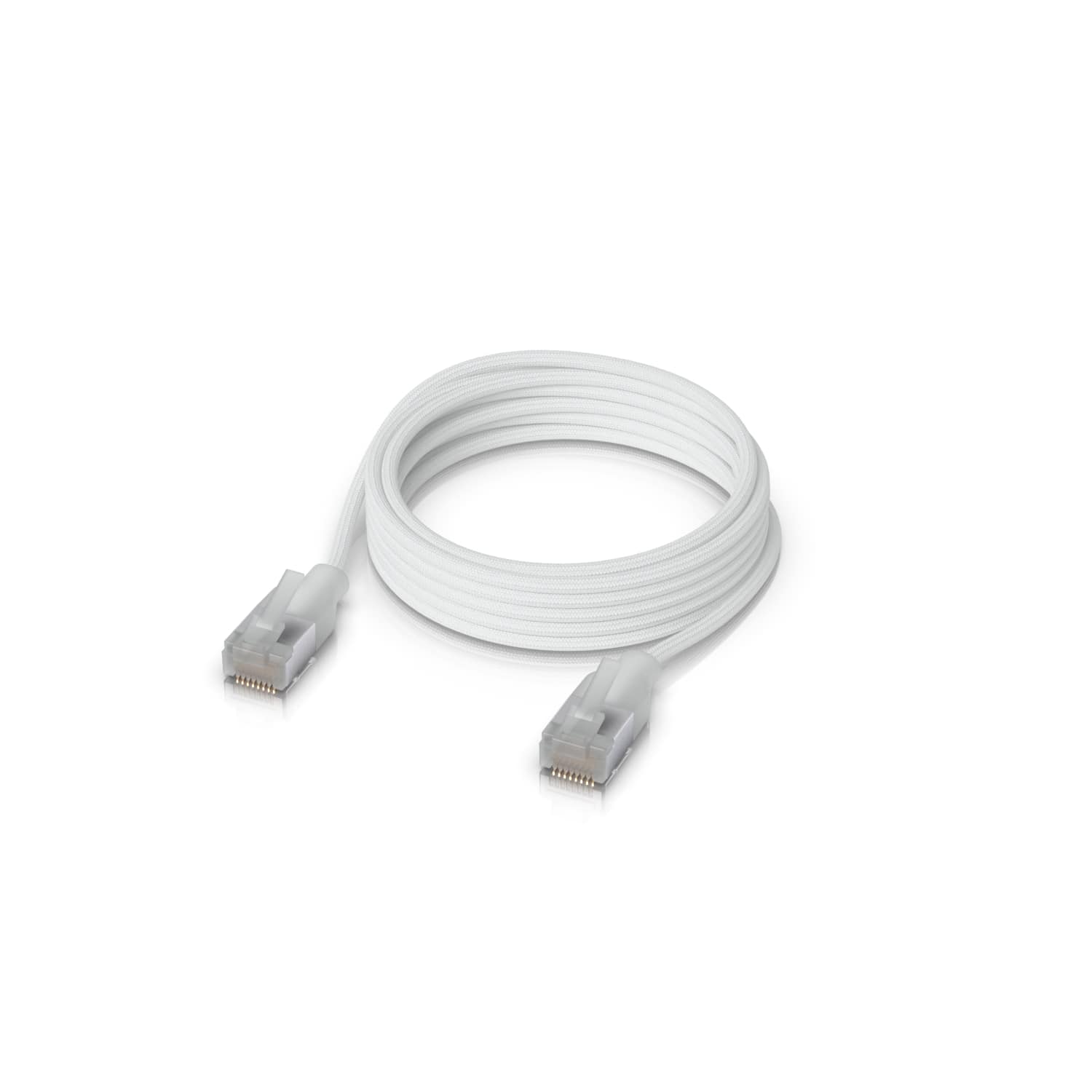 Ubiquiti UniFi Premium Patch Cable, 5M, White, Ultra-thin Braided Patch Cable, Designed And Optim...