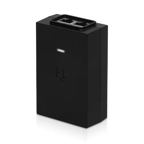 Ubiquiti POE Injector, 48V DC 24W Gigabit Lan, Black, Surge and Clamping Protection, Superceded b...