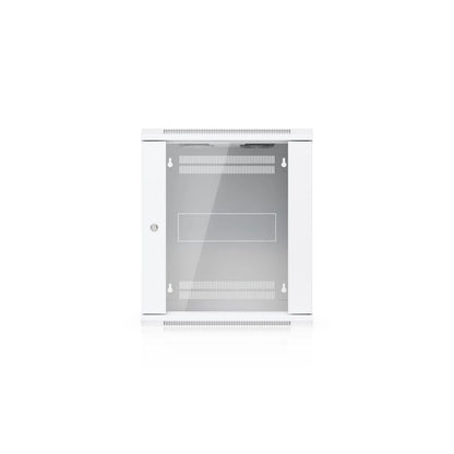 Ubiquiti 12U Rack Cabinet,Fully Assembled Wall-Mount Rack,Built-In Fans,Removable Panels,Easy Equ...