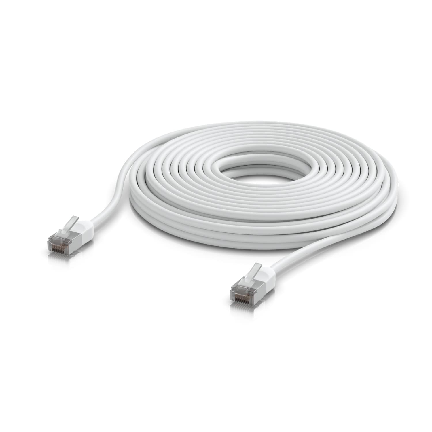 Ubiquiti UniFi Premium Patch Cable Outdoor, 12M, White, Ultra-thin, Rugged, Shielded Patch, Desig...