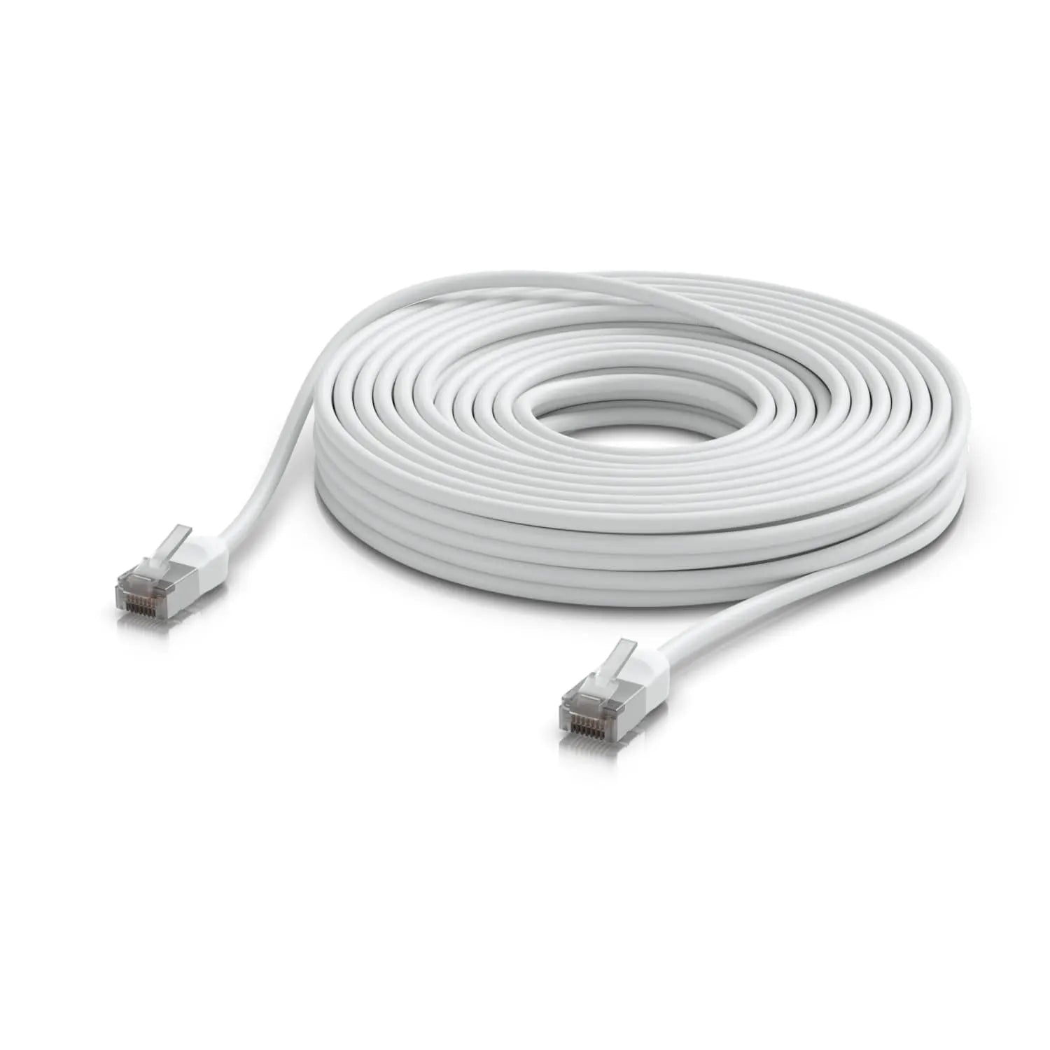 Ubiquiti UniFi Premium Patch Cable Outdoor, 15M, White, Ultra-thin, Rugged, Shielded Patch, Desig...