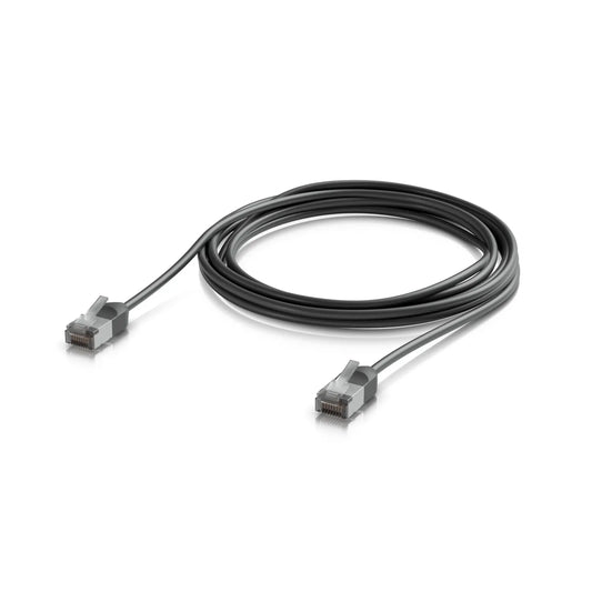 Ubiquiti UniFi Premium Patch Cable Outdoor, 3M,Black,Ultra-Thin, Rugged, Shielded Patch, Optimize...