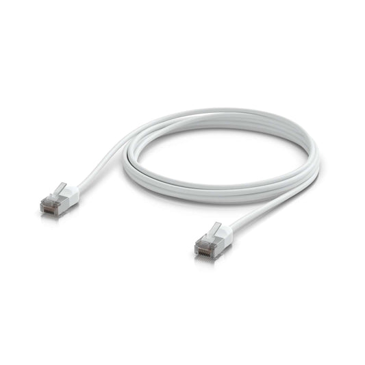Ubiquiti UniFi Premium Patch Cable Outdoor, 3M, White, Ultra-thin, Rugged, Shielded Patch, Design...