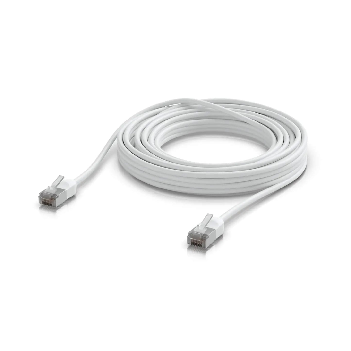 Ubiquiti UniFi Premium Patch Cable Outdoor, 8M, White,  Ultra-thin, Rugged, Shielded Patch, Desig...