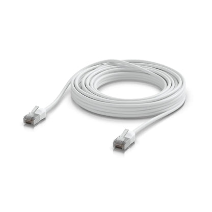 Ubiquiti UniFi Premium Patch Cable Outdoor, 8M, White,  Ultra-thin, Rugged, Shielded Patch, Desig...