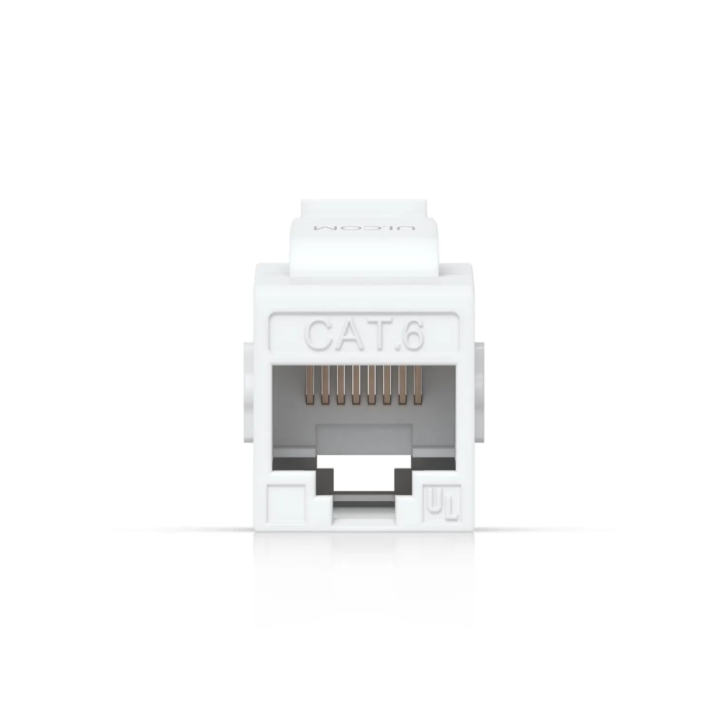 Ubiquiti Cat6 Keystone Coupler, 12-Pack, White, Pass-Through Cat6 Keystone Coupler For Connecting...