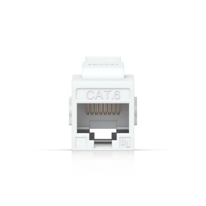 Ubiquiti Cat6 Keystone Coupler, 12-Pack, White, Pass-Through Cat6 Keystone Coupler For Connecting...