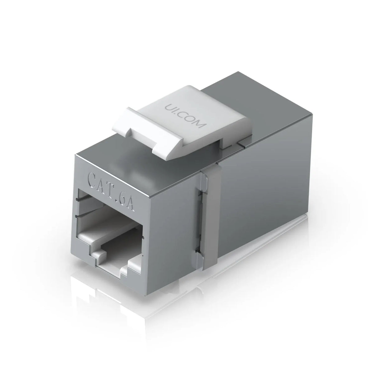 Ubiquiti Pass-through Cat6A Keystone Coupler, 12-Pack, For Connecting Pre-terminated Ethernet Cab...