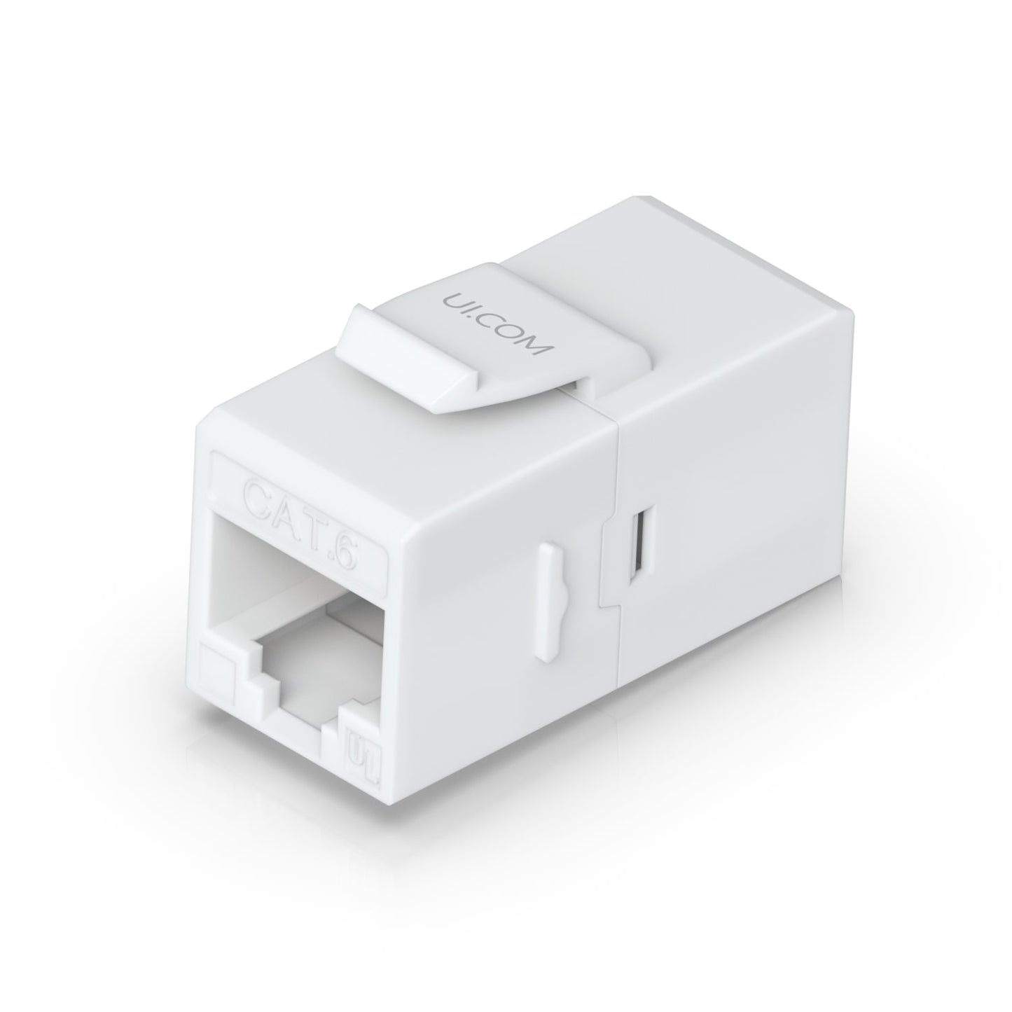 Ubiquiti Cat6 Keystone Coupler, 12-Pack, White, Pass-Through Cat6 Keystone Coupler For Connecting... - Image 4