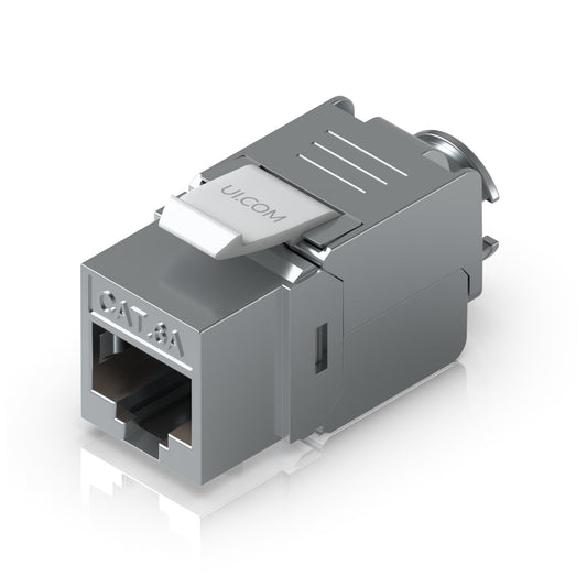 Ubiquiti Cat6A Toolless Keystone Jack, 12-Pack, For Terminating Cat6A Ethernet Jack Without The U...