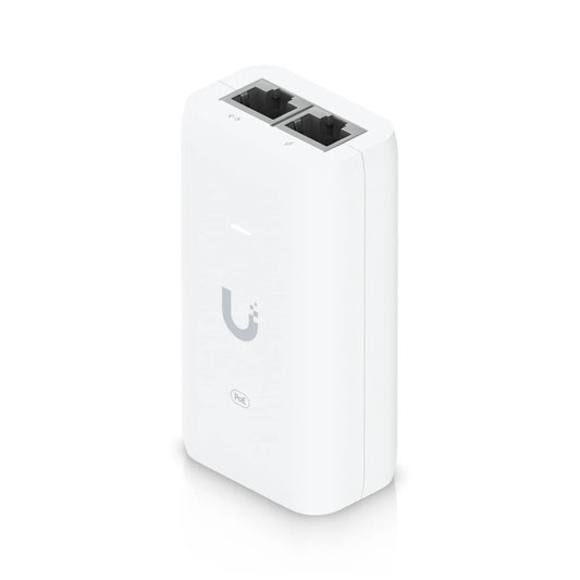 Ubiquiti PoE 802.11AF Adapter, Up to 15W of PoE Output, RJ45 Data Input, AC Cable With Earth Grou...