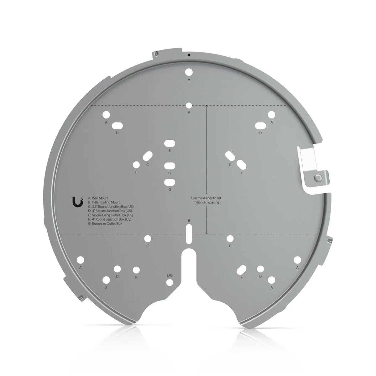 Ubiquiti Versatile Mounting System, For U7 Pro, U6 Enterprise, U6 Pro, U6 Long-Range, AC Pro, AC...