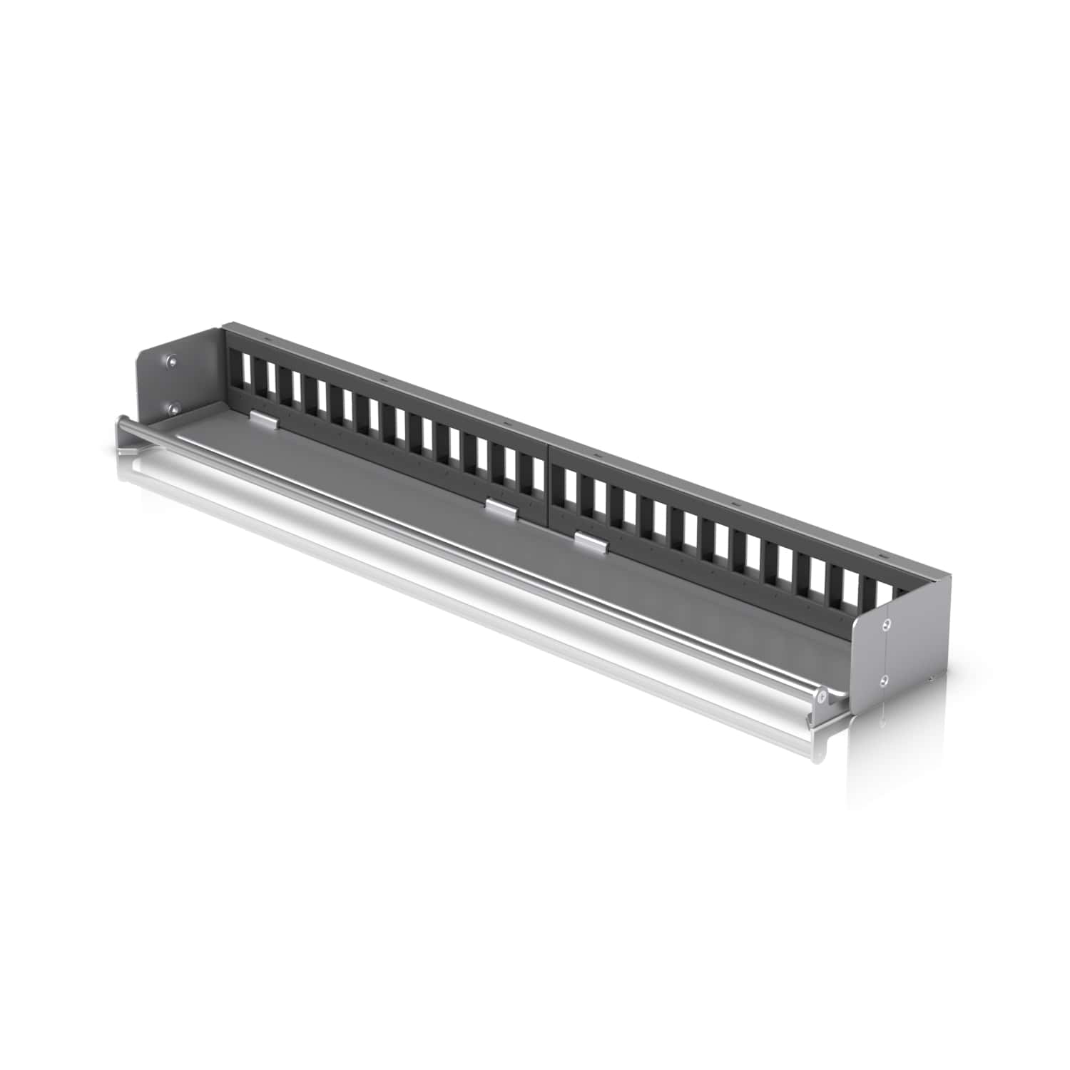 Ubiquiti 24-Port Blank Keystone Patch Panel, Silver, 1U 24-port, Ideal for Keystone Module Instal... - Image 2
