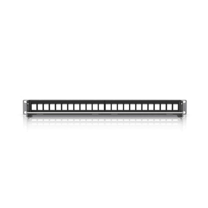 Ubiquiti 24-Port Blank Keystone Patch Panel, Silver, 1U 24-port, Ideal for Keystone Module Instal... - Image 4
