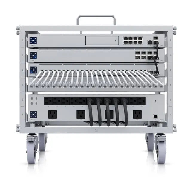 Ubiquiti Toolless Mini Rack,Compact,Stackable 6U Open-frame Rack For UniFi Rack-mount Device,Tool...