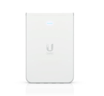 Ubiquiti UniFi Wi-Fi 6 In-Wall Wall-mounted Access Point with a Built-in PoE Switch,115 m²  Cover...