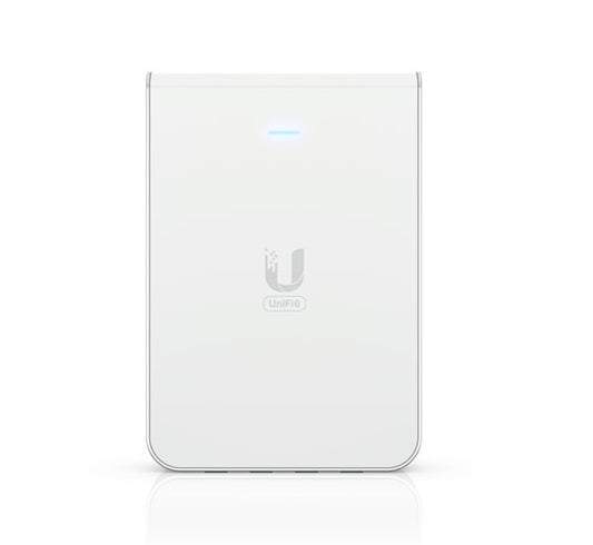 Ubiquiti UniFi Wi-Fi 6 In-Wall Wall-mounted Access Point with a Built-in PoE Switch,115 m²  Cover...