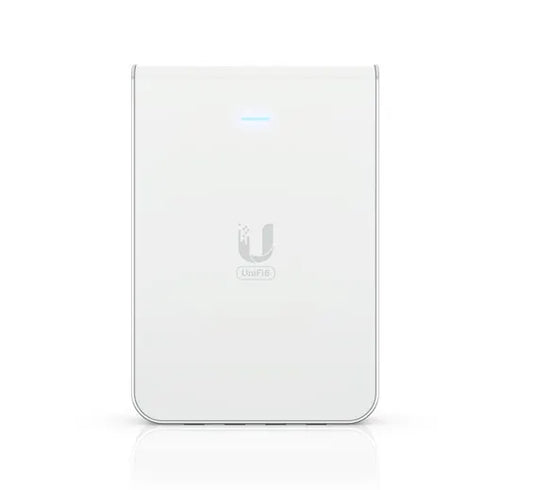 Ubiquiti UniFi Wi-Fi 6 In-Wall Wall-mounted Access Point with a Built-in PoE Switch,115 m²  Cover...