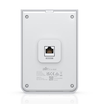 Ubiquiti UniFi Wi-Fi 6 In-Wall Wall-mounted Access Point with a Built-in PoE Switch,115 m²  Cover... - Image 3
